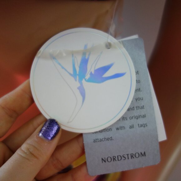 Birds of Paradise Tropical Blue Bikini Top (M) NWT! - Picture 6 of 8